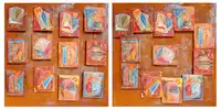 Peintures sur livre