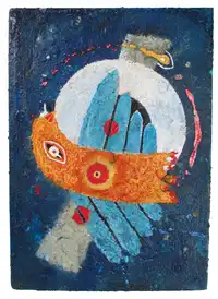 Peintures sur livre